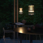 Modern Outdoor Pendant Light with Stainless Steel Frame and Acrylic Shade