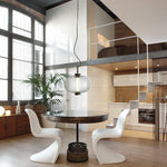 Bai Family Blown Glass Pendant Light in Bronze for Dining and Entry
