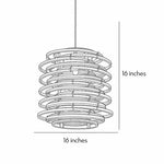 Artisan Bamboo Cylinder Pendant Light with Warm LED Glow