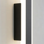 Modern Oval Bar Wall Light with Dimmable LED, Gold or Black Finish