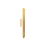 Modern Oval Bar Wall Light with Dimmable LED, Gold or Black Finish