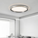 Lumina Round Flush Mount LED Ceiling Light in Minimalist Aluminum