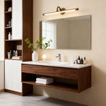 Luxury Brass LED Vanity Light for Bathroom Mirror | Modern Wall Mount