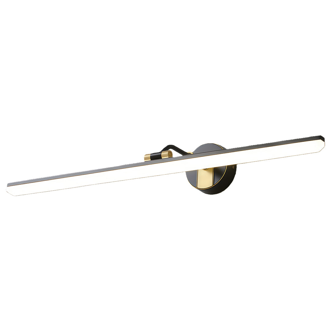 Aurelia Linear LED Vanity Light in Copper for Bathroom and Dressing Areas