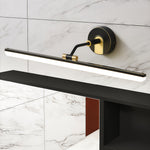 Aurelia Linear LED Vanity Light in Copper for Bathroom and Dressing Areas
