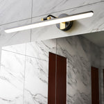 Aurelia Linear LED Vanity Light in Copper for Bathroom and Dressing Areas
