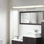 Lumina White LED Vanity Light — Minimalist Acrylic Wall Sconce for Modern Bathrooms