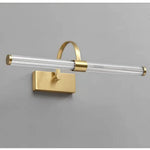 Aurora Nordic Brass Vanity Light Bar for Bathroom Mirror