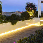 Solar LED Strip Light for Outdoor Spaces, Warm White 3000K