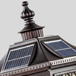Lumière Pillar Lantern — Weatherproof Outdoor Post Light with Adjustable Color Temperature