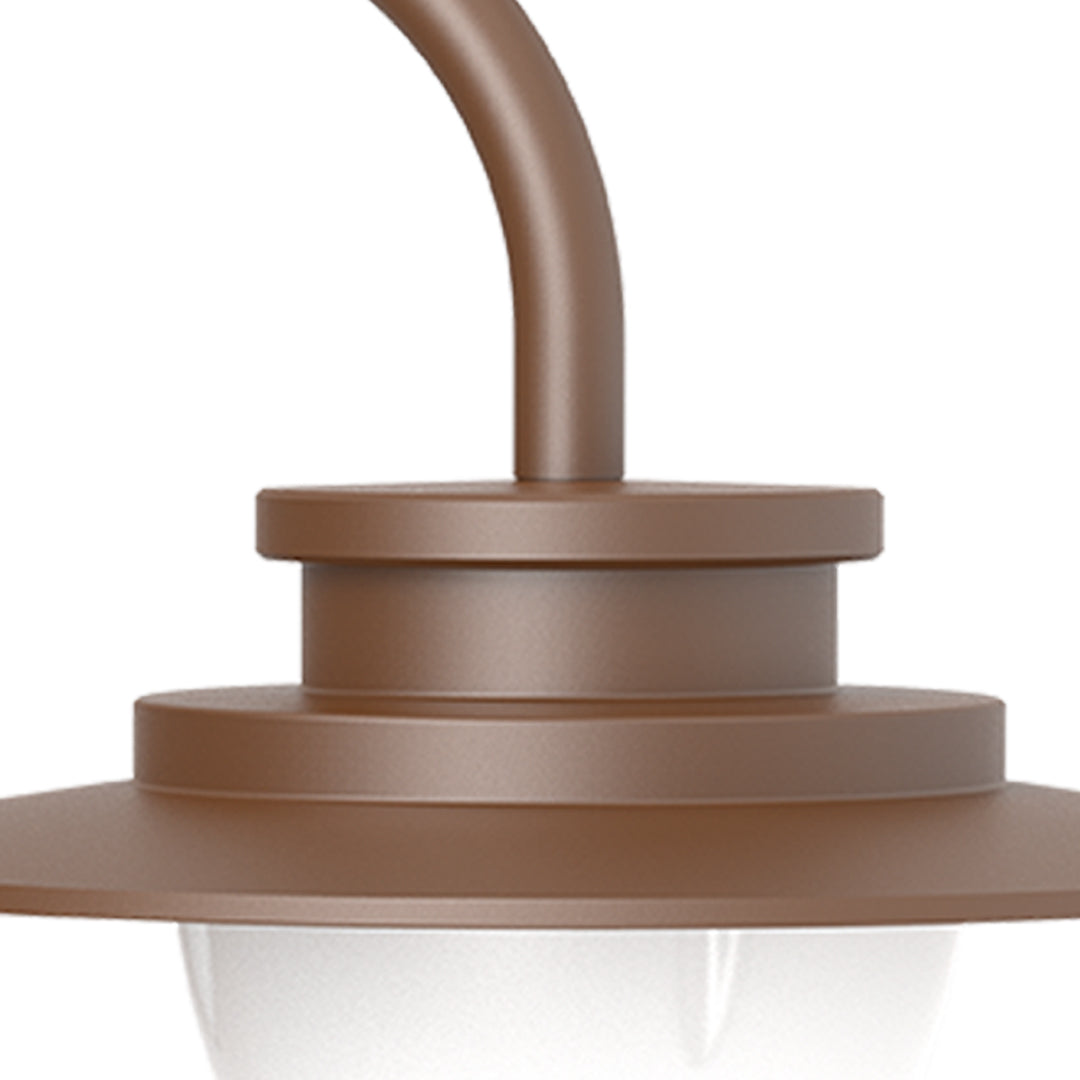 Minimalist LED Outdoor Wall Sconce with Warm 3000K Glow