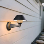 Minimalist Nordic Outdoor Wall Sconce with Warm LED Glow