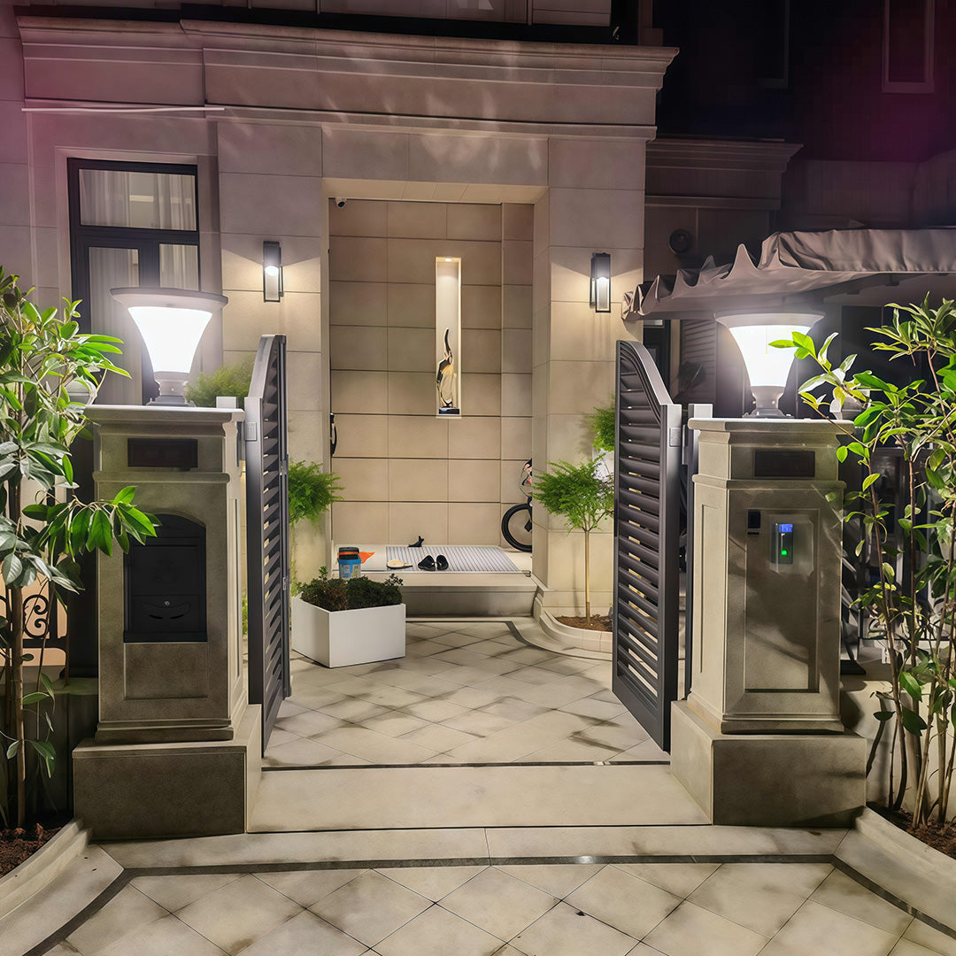 LumaPillar Outdoor Post Light – Modern Aluminum LED Column Lamp