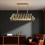Aurelia Gold Crystal LED Chandelier – French Luxury Pendant Light