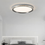 Lumina Round Flush Mount LED Ceiling Light in Minimalist Aluminum