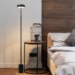 Petite Floor Lamp with Dimmable LED Reading Light, Modern Minimalist Pole Lamp
