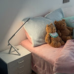 Tripod LED Table Lamp with 360° Rotating Head, Eye-Care Dimmable Light