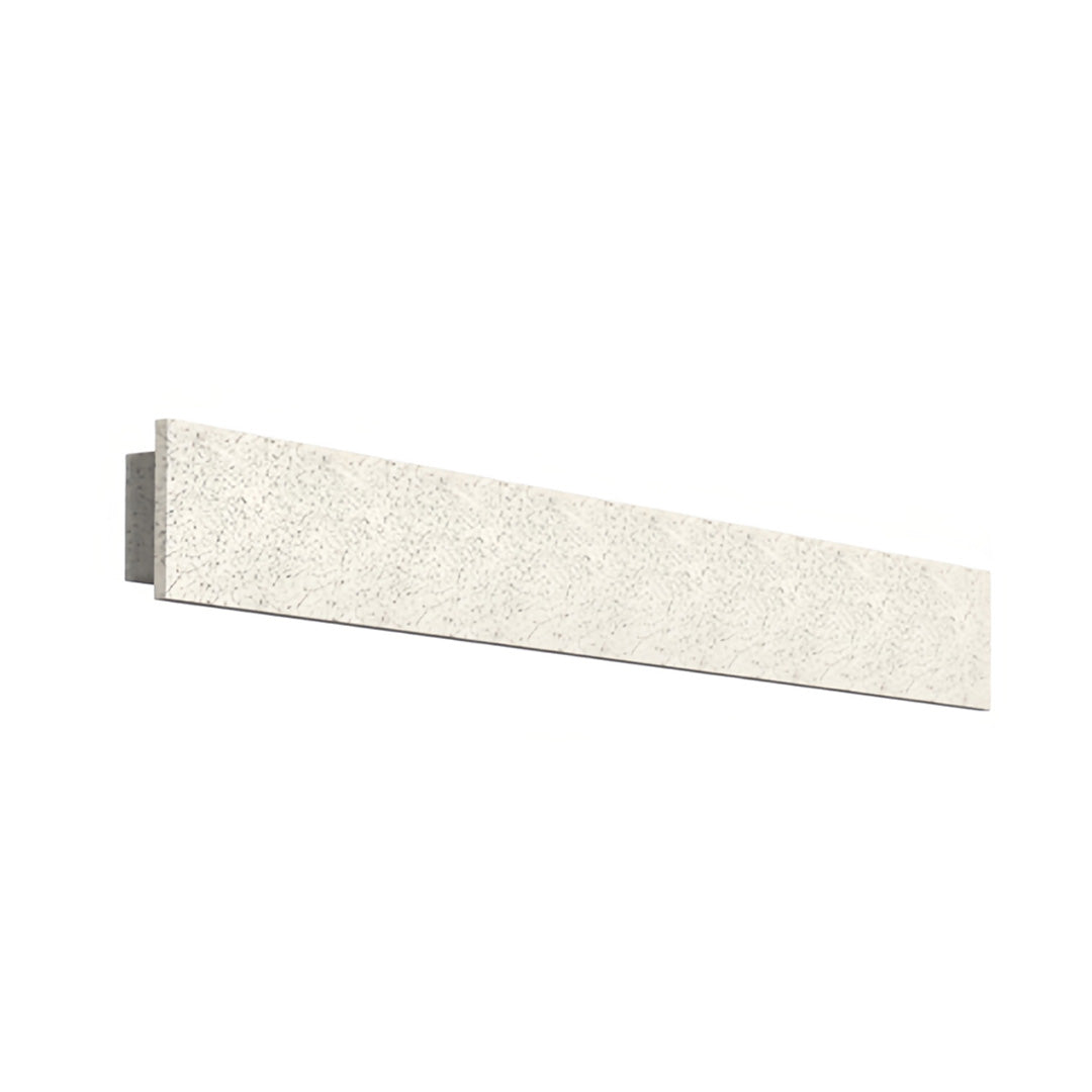 Modern Concrete Outdoor Wall Sconce with Warm LED Light, IP65 Waterproof Linear Fixture