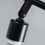 Modern Black Iron Adjustable Ceiling Lights with LED GU10 Bulbs