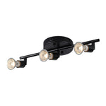 Modern Black Iron Adjustable Ceiling Lights with LED GU10 Bulbs
