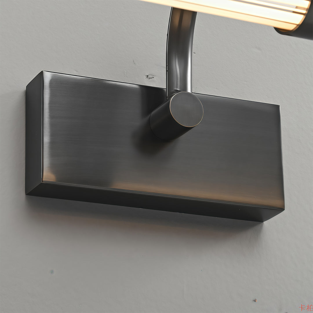 Aurora Nordic Brass Vanity Light Bar for Bathroom Mirror