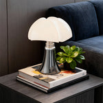 Italian Bauhaus Table Lamp in Iron with LED Warm Light