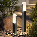 Cubic Aluminum LED Bollard Light for Pathways and Courtyards