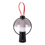 Lumina Circle Table Lamp in Iron and Acrylic, Dimmable LED
