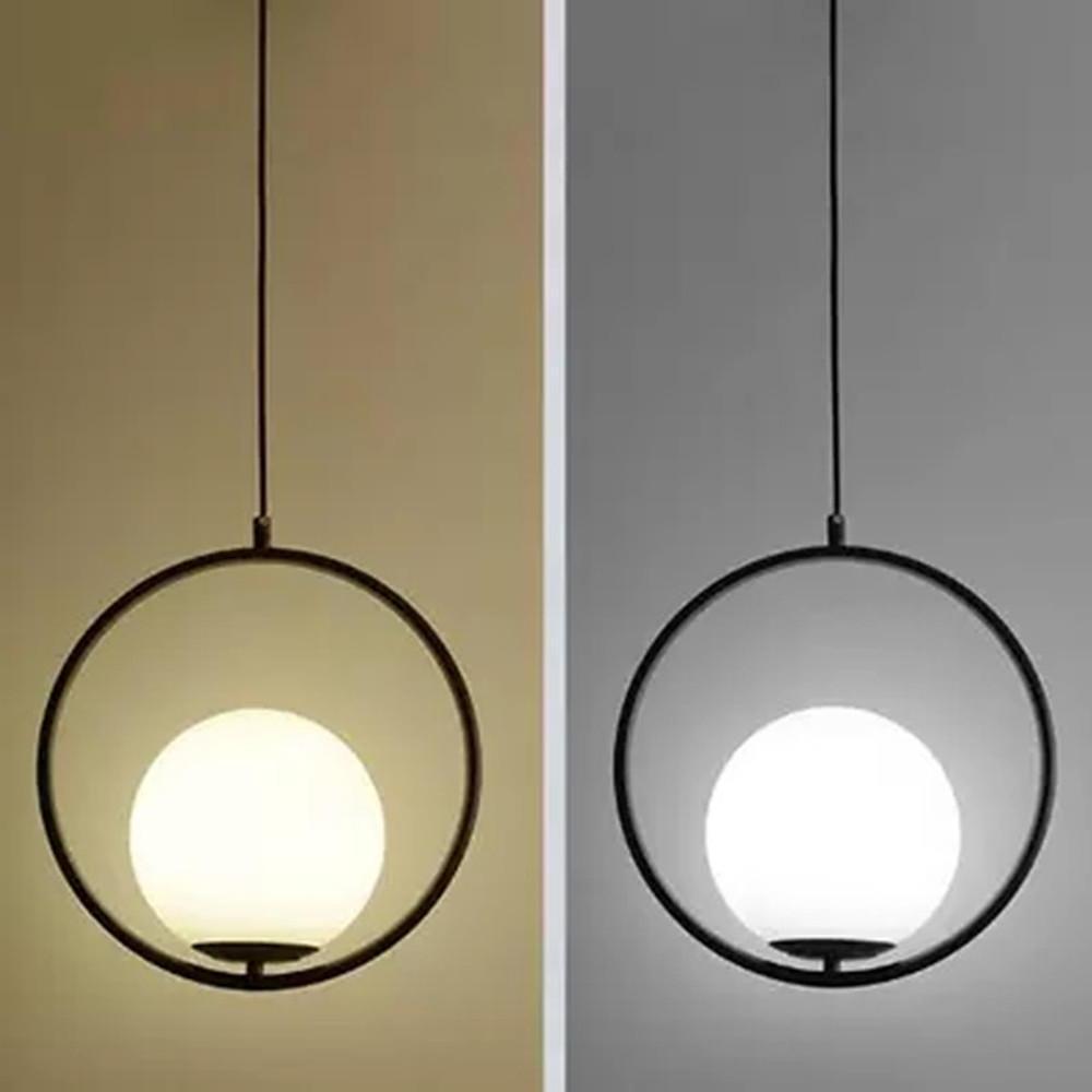 Aurelia Globe Pendant Light in Gold and Glass