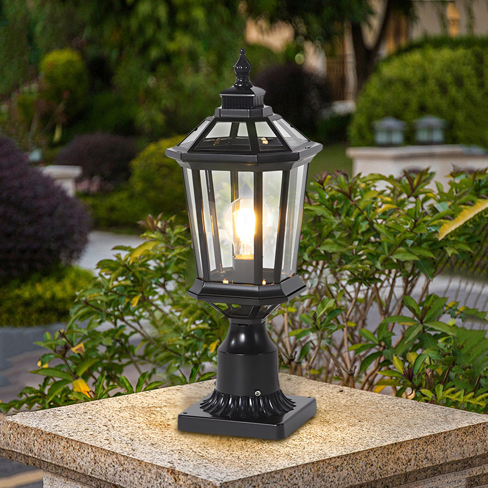 Architectural Solar Column Pillar Lights for Modern Outdoor Spaces