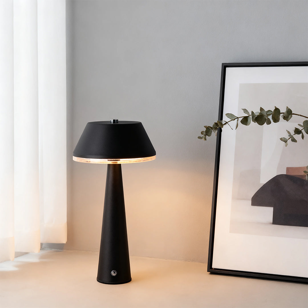 Aria Portable LED Table Lamp – Modern Cordless Rechargeable Light