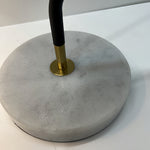 Marble Base LED Desk Lamp with Dimmable Light, Modern Minimalist Black Finish