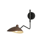Swing Arm Wall Sconce with Full Spectrum LED, Industrial Modern