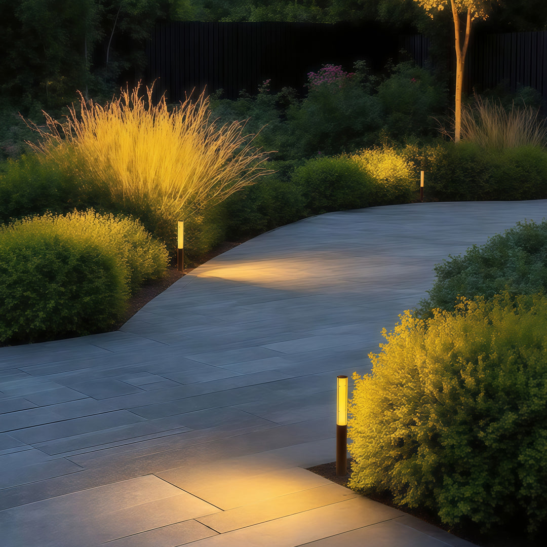 Minimalist LED Bollard Garden Light | Architectural Landscape Lighting