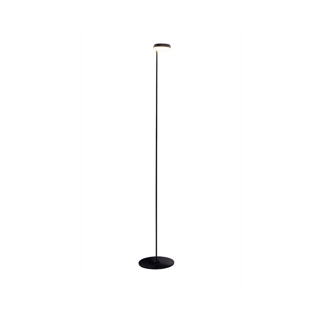 Modern Minimalist Outdoor Floor Lamp – Black Waterproof LED Garden Light