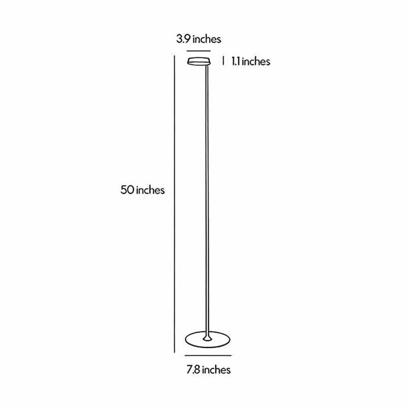 Modern Minimalist Outdoor Floor Lamp – Black Waterproof LED Garden Light