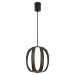 Modern Lantern Pendant Light with LED – Minimalist Ceiling Fixture in Four Finishes