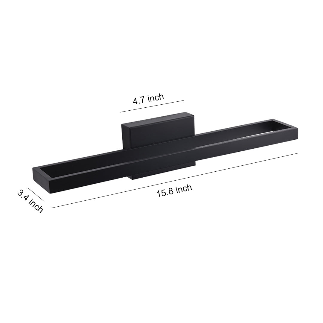 Modern Black LED Vanity Light Bar for Bathroom and Art Display