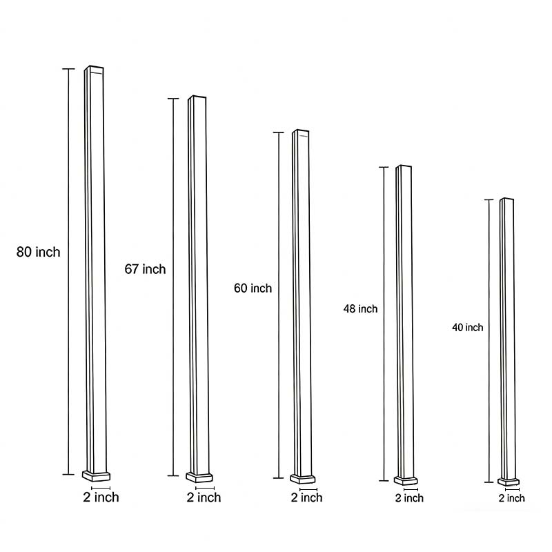 Modern Black Linear LED Wall Sconce, Waterproof Outdoor Lighting