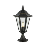 European Copper Pillar Light for Gate and Garden, IP55 Waterproof