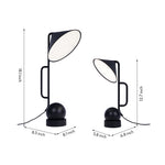 Industrial LED Desk Lamp with Magnetic Articulating Head