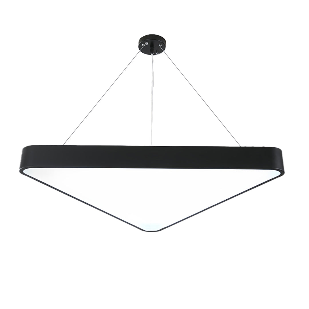 Aurelia Triangular LED Chandelier in Matte Black