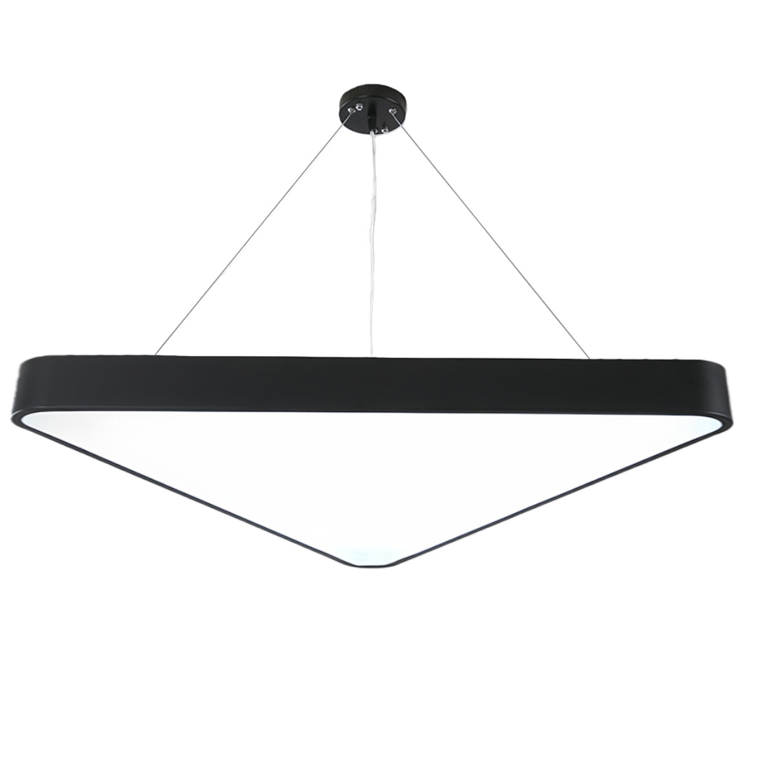 Aurelia Triangular LED Chandelier in Matte Black
