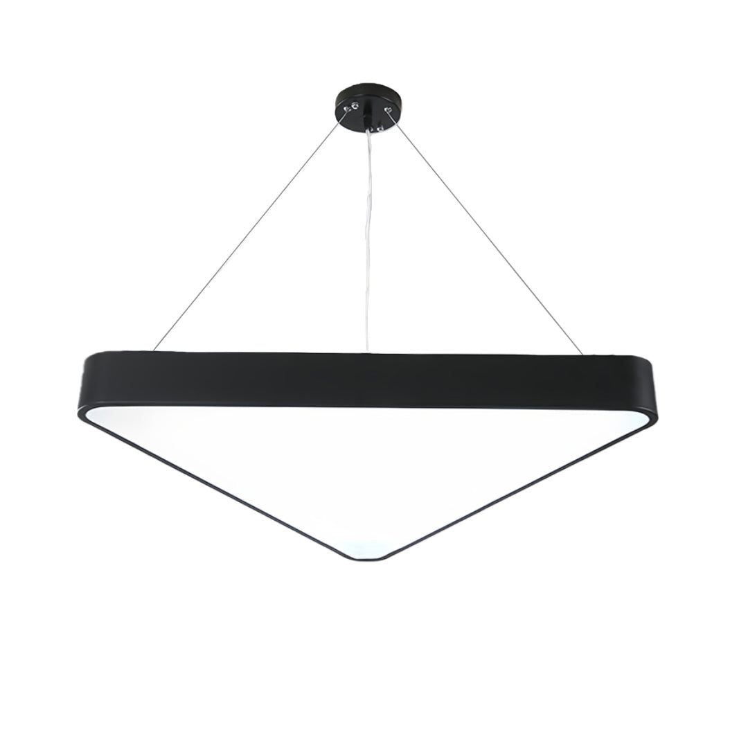 Aurelia Triangular LED Chandelier in Matte Black