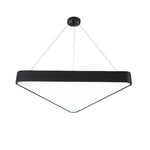 Aurelia Triangular LED Chandelier in Matte Black
