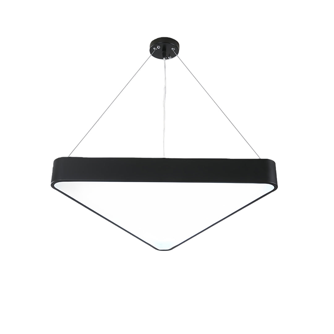 Aurelia Triangular LED Chandelier in Matte Black