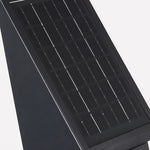 Aria Solar Wall Sconce in Matte Black Stainless Steel