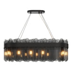 Lumina Glass Chandelier — Modern Luxury Pendant for Dining & Living Spaces