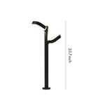 Modern Dual-Head LED Path Light for Garden Walkways