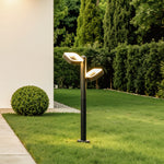 Modern Dual-Head LED Path Light for Garden Walkways